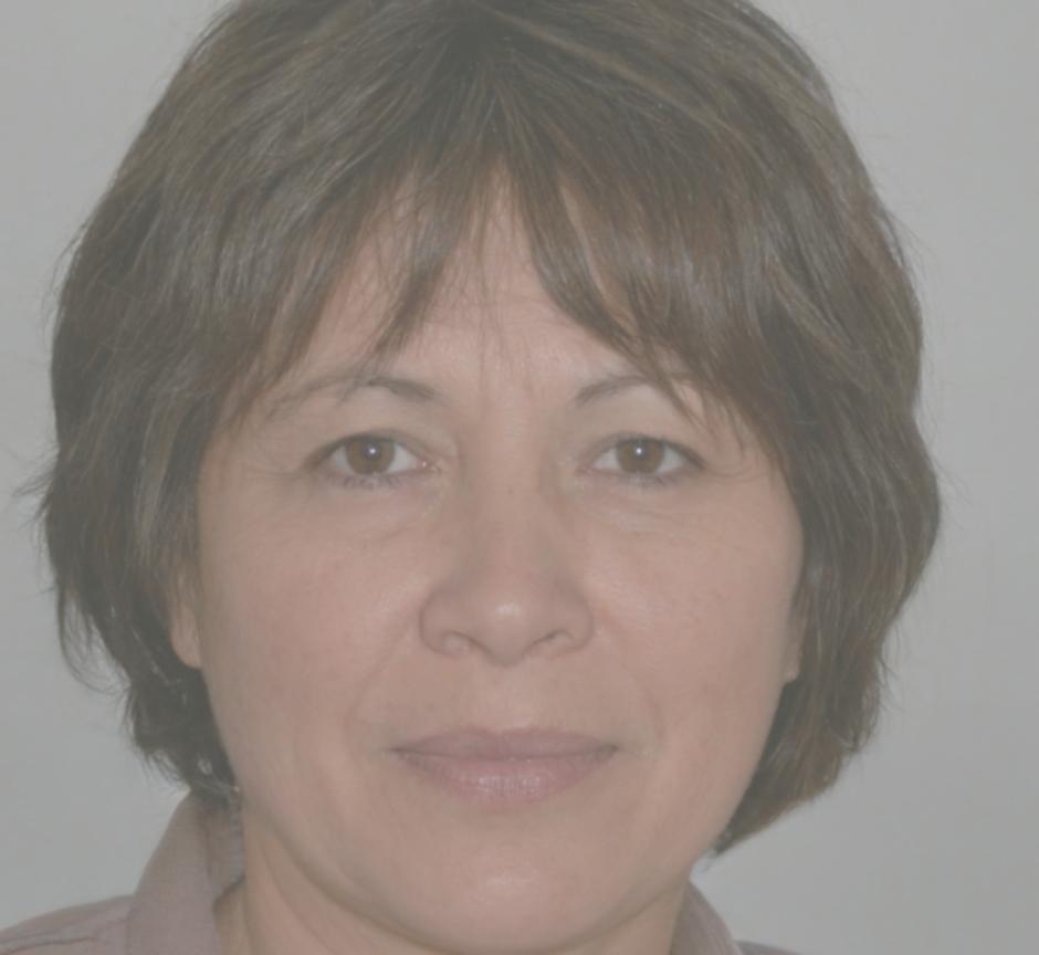 International student Maria participating in online fitness session